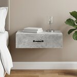 vidaXL Table d'appoint murale 59 x 34 5 x 17 cm Bois d'ingénierie
