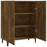 vidaXL Buffet Chêne fumé 70x34x90 cm Bois d'ingénierie