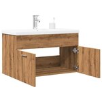 vidaXL Ensemble de meubles salle de bain 2 Pièces bois d'ingénierie