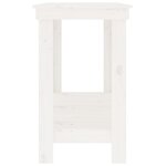 vidaXL Banc de travail Blanc 180x50x80 cm Bois de pin massif