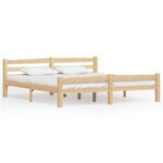 vidaXL Cadre de lit Bois de pin massif 180x200 cm