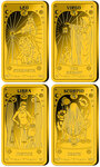 Monnaie ZODIAC SIGNS AND TAROT Set 12x1/200 Oz Or 50$ Samoa (PRÉCOMMANDE)