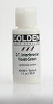 Peinture Acrylic FLUIDS Golden IX 30ml Interference Violet Vert