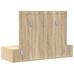 vidaXL Table de Toilette Marron 100 x 40 x 70 cm Bois d'ingénierie