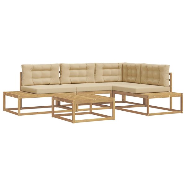 vidaXL Ensemble de canapés d'extérieur Blanc 79 x 79 x 37 cm Polyester