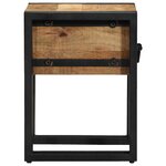vidaXL Table d'appoint Marron 30 x 30 x 40 cm bois de manguier massif