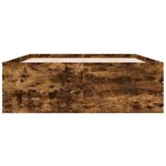 vidaXL Cadre de lit sans matelas chêne fumé 120x200 cm