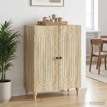 vidaXL Buffet Chêne Sonoma 66 x 34 5 x 90 cm Bois d'ingénierie