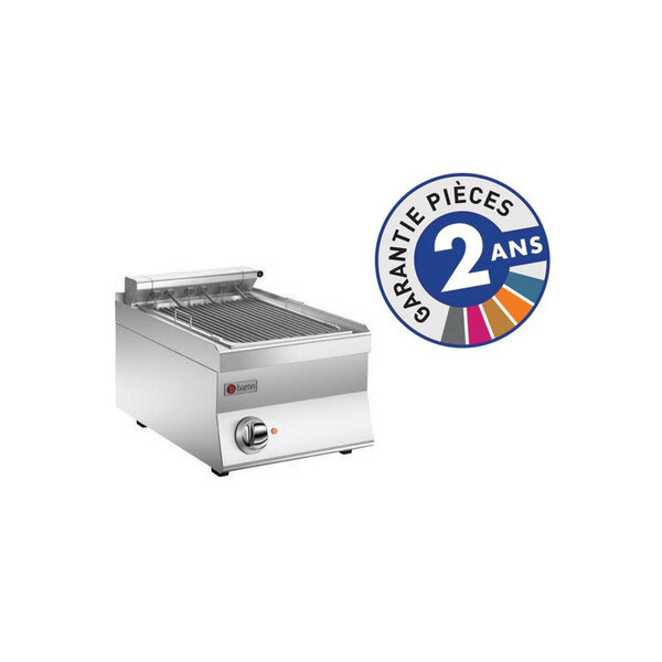 Grillade électrique - grille à barreaux 12 dm² - gamme 650 - baron -  - acier inoxydable
