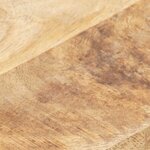 vidaXL Dessus de table Bois de manguier solide 15-16 mm 80x80 cm