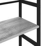 vidaXL Étagère Gris Sonoma 40 x 29 5 x 81 cm Bois d'ingénierie