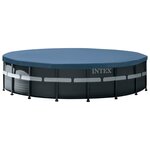 Intex Piscine à cadre Ultra XTR pompe de filtration à sable 549x132cm