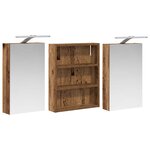 vidaXL Ensemble de Meubles de Salle de Bain 3 Pièces 100 x 10 5 x 50 cm