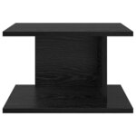 vidaXL Table de chevet Chêne noir 40 x 30 x 25 cm Bois d'ingénierie