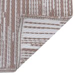 vidaXL Tapis d'extérieur Marron 80x150 cm PP