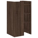 vidaXL Buffet chêne marron 45x35x75 cm bois d'ingénierie