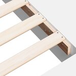 vidaXL Cadre de lit blanc 160x200 cm bois d'ingénierie