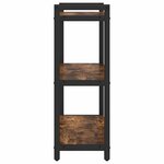 vidaXL Étagère Chêne fumé 60 x 30 x 85 cm Bois d'ingénierie