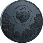 Pièce de monnaie en Argent 25 Dollars g 500 (1/2 Kg) Millésime 2023 Hunters by Night EAGLE OWL