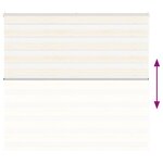 vidaXL Store zèbre beige marbré largeur du tissu 160 9 cm polyester