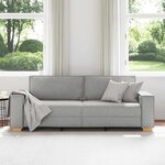 vidaXL Canapé 3 places Gris nuage 180 cm Tissu