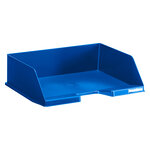 Corbeille à courrier à l’italienne maxi exacompta bleu nuit - lot de 4