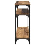 vidaXL Table console Bois Ancien 100 x 29 x 75 cm Bois d'ingénierie