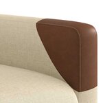 vidaXL Fauteuil inclinable Crème Tissu