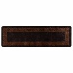 vidaXL Coureur de Tapis MARSA Noir 50 x 150 cm Polyester et PVC