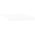 Store manuel rétractable vidaXL Blanc 400x300 cm