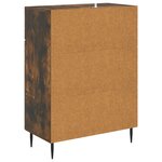 vidaXL Buffet Chêne fumé 66 x 34 5 x 89 5 cm Bois d'ingénierie