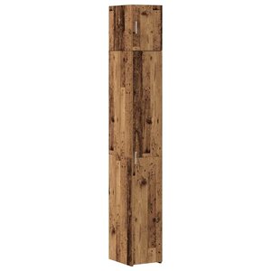 vidaXL Cabinet de rangement slim Bois ancien 30 x 42.5 x 225 cm