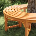 vidaXL Banc d'Arbre 2 Pièces Naturel 160 x 80 x 45 cm