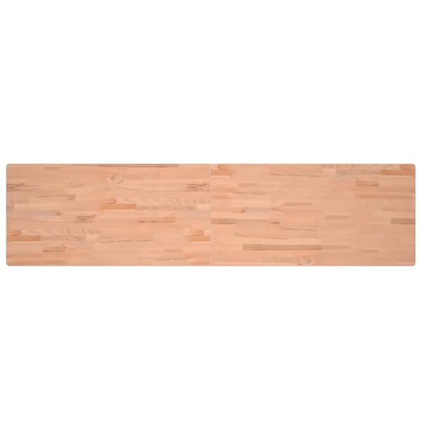 vidaXL Dessus de bureau 220x55x2 5 cm bois massif de hêtre