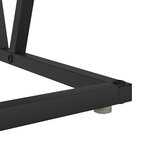 vidaXL Table basse Chêne fumé 100 x 50 x 40 cm