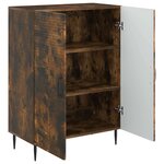 vidaXL Buffet Chêne fumé 66 x 34 5 x 89 5 cm Bois d'ingénierie
