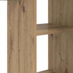 vidaXL Bureau chêne artisanal 142 x 102 x 73 cm Bois d'ingénierie