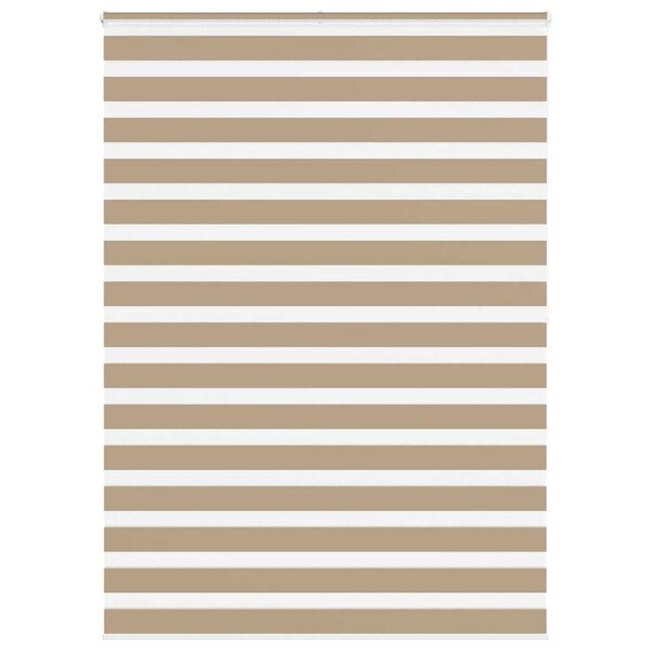 vidaXL Store zèbre marron sable largeur du tissu 160 9 cm polyester