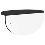 vidaXL Étagère Murale Noir 38 x 19 x 19 cm Bois d'ingénierie