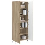vidaXL Ensemble de Meubles 2 Pièces Chêne Sonoma Bois d'ingénierie