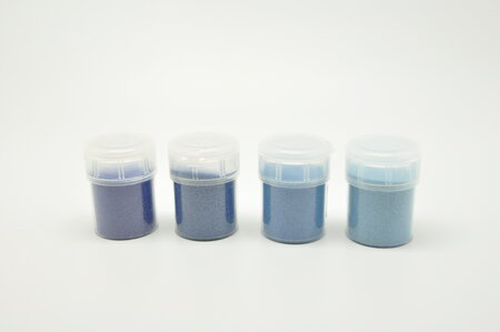 Pot de sable Assortiment camaieu bleu (4 x 45 g)
