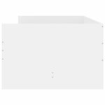 vidaXL Cadre de lit avec tiroirs sans matelas blanc 100x200 cm