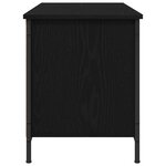 vidaXL Meuble TV Chêne noir 100 x 40 x 50 cm Bois d'ingénierie