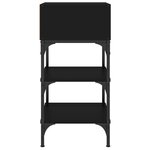 vidaXL Tables de chevet 2 Pièces noir 35x34 5x70 cm bois d'ingénierie