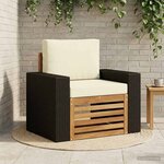 vidaXL Sofa de milieu extérieur Naturel