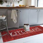 Tapis de cuisine KITCHEN 60 x 90 cm - Rouge