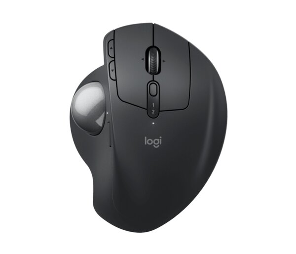 Souris sans fil Logitech MX Ergo S avec trackball - 2048 ppp - 8 boutons - Droitier - Gris graphite