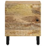 vidaXL Table de chevet 40x33x46 cm Bois de manguier solide