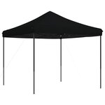 vidaXL Tente de réception pliable escamotable noir 292x292x315 cm