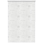 vidaXL Store roulant de douche 140x240 cm Éclaboussures